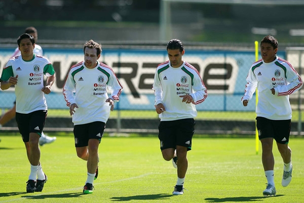 Entrenamiento de la Selección Mexicana