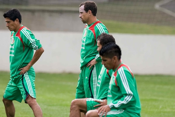 Entrenamiento de la Selección Mexicana