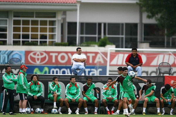 Entrenamiento de la Selección Mexicana