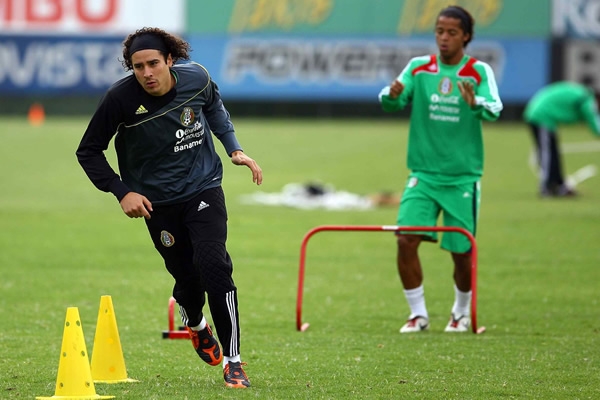 Entrenamiento de la Selección Mexicana