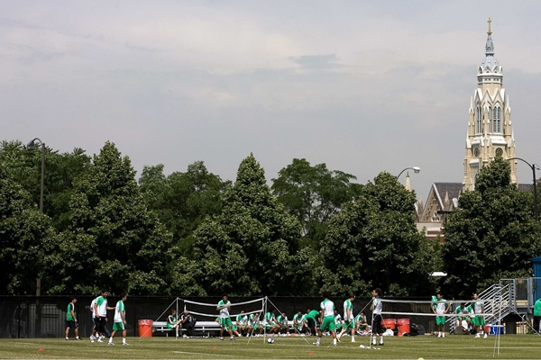 Entrenamiento de la Selección Mexicana