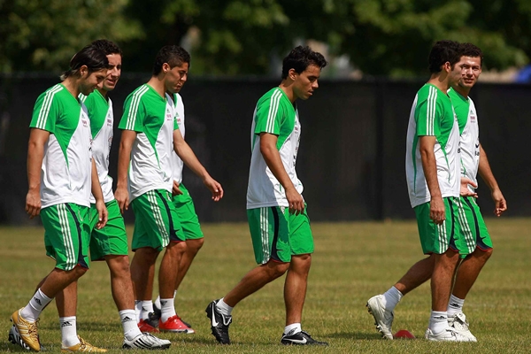Entrenamiento de la Selección Mexicana