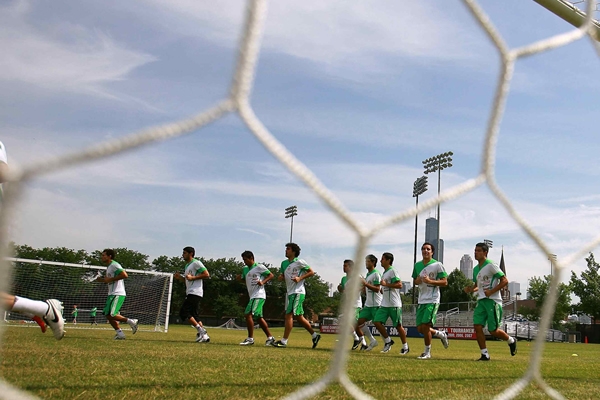 Entrenamiento de la Selección Mexicana