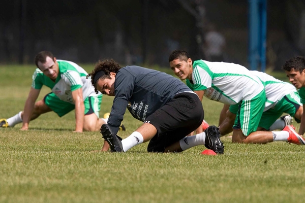 Entrenamiento de la Selección Mexicana