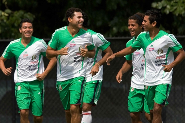 Entrenamiento de la Selección Mexicana