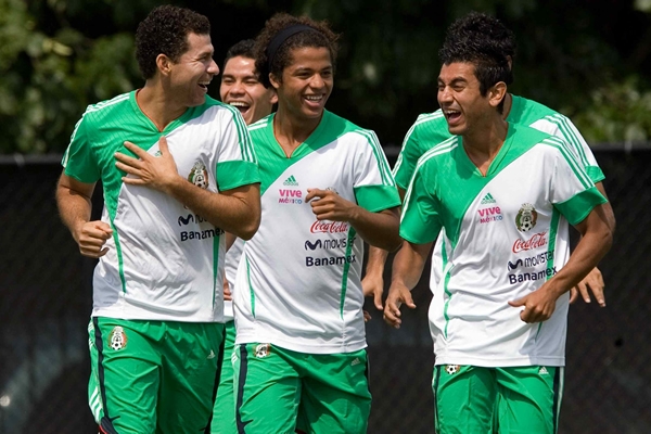 Entrenamiento de la Selección Mexicana