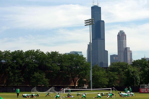 Entrenamiento de la Selección Mexicana