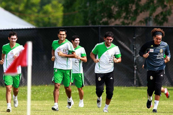 Entrenamiento de la Selección Mexicana