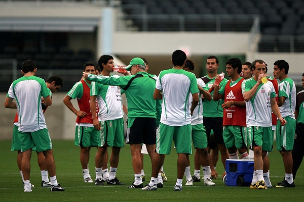 Entrenamiento de la Selección Mexicana