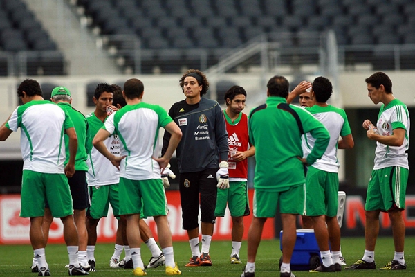 Entrenamiento de la Selección Mexicana