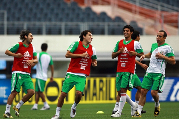 Entrenamiento de la Selección Mexicana