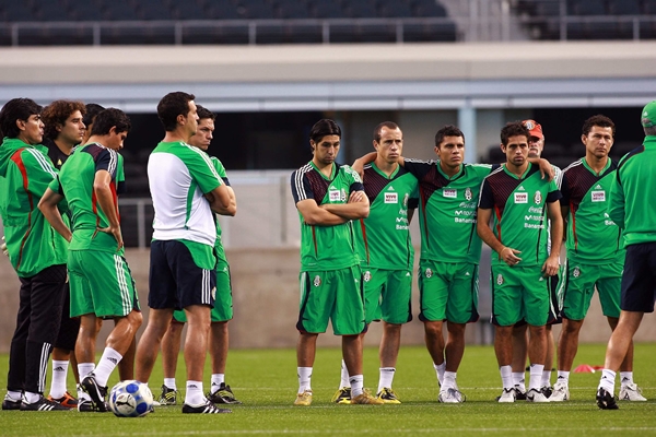 Entrenamiento de la Selección Mexicana