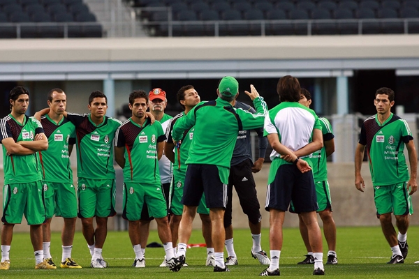 Entrenamiento de la Selección Mexicana
