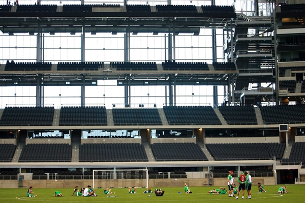 Entrenamiento de la Selección Mexicana