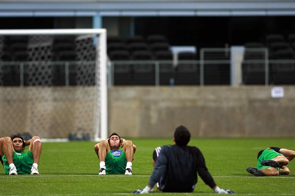 Entrenamiento de la Selección Mexicana