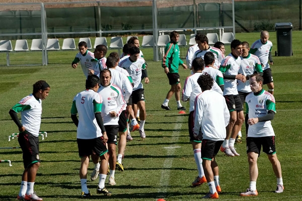 Entrenamiento de la Selección Mexicana
