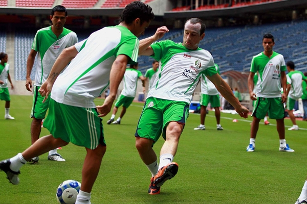 Entrenamiento de la Selección Mexicana