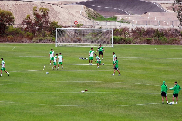 Entrenamiento de la Selección Mexicana