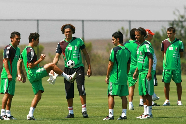 Entrenamiento de la Selección Mexicana