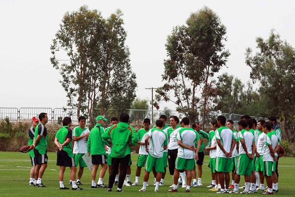Entrenamiento de la Selección Mexicana