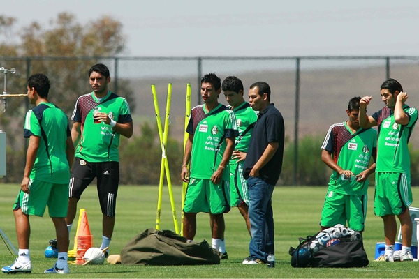 Entrenamiento de la Selección Mexicana