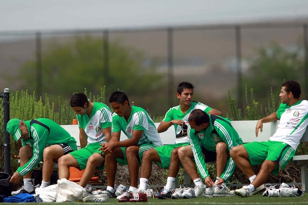 Entrenamiento de la Selección Mexicana