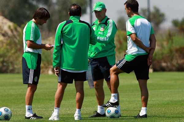 Entrenamiento de la Selección Mexicana