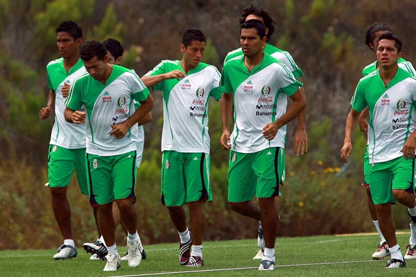 Entrenamiento de la Selección Mexicana