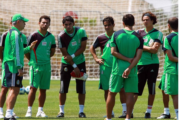 Entrenamiento de la Selección Mexicana