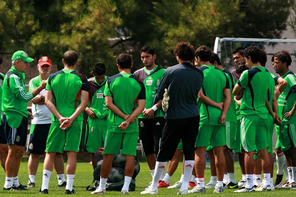Entrenamiento de la Selección Mexicana