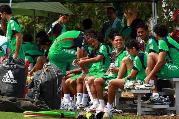 Entrenamiento de la Selección Mexicana