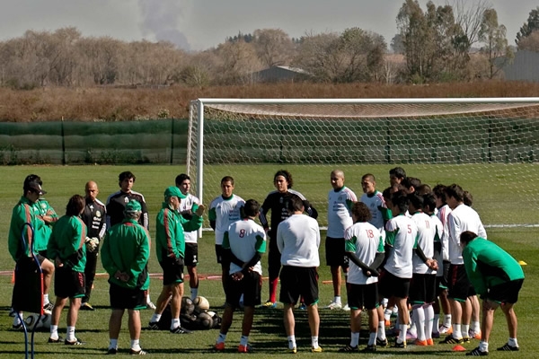 Entrenamiento de la Selección Mexicana