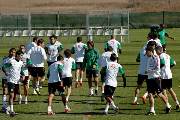 Entrenamiento de la Selección Mexicana