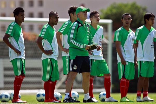 Entrenamiento de la Selección Mexicana