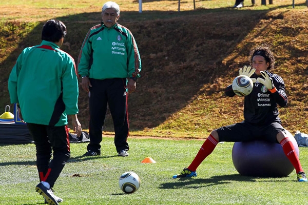 Entrenamiento de la Selección Mexicana