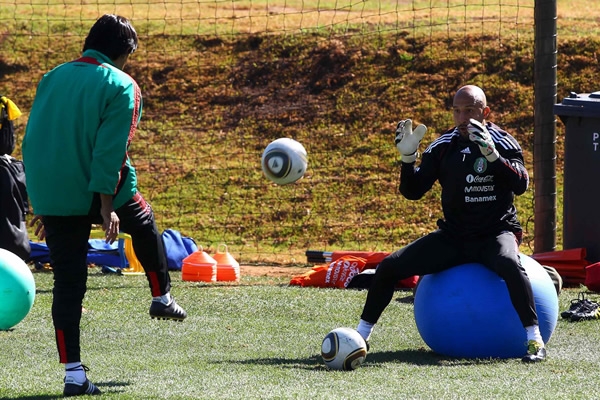 Entrenamiento de la Selección Mexicana