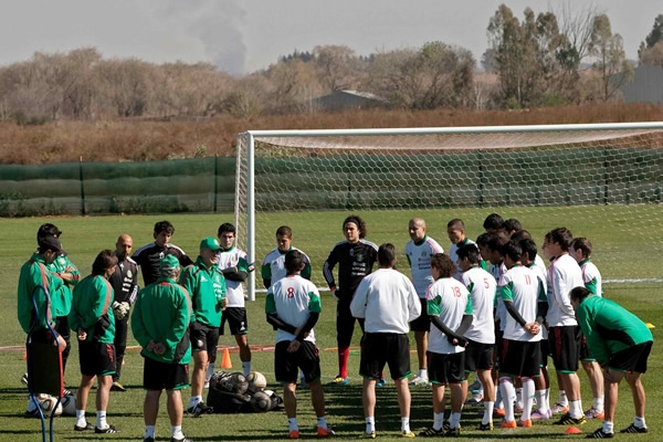 Entrenamiento de la Selección Mexicana