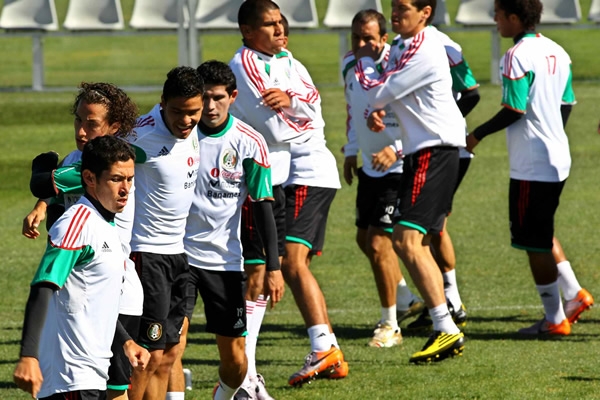 Entrenamiento de la Selección Mexicana