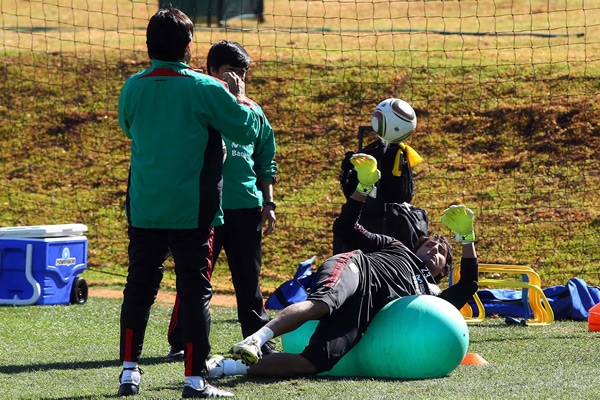 Entrenamiento de la Selección Mexicana