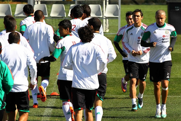 Entrenamiento de la Selección Mexicana
