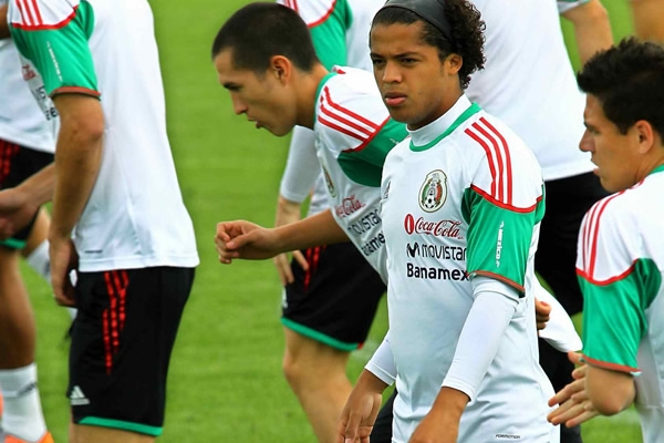 Entrenamiento de la Selección Mexicana