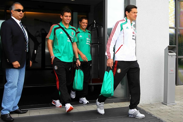 Entrenamiento de la Selección Mexicana