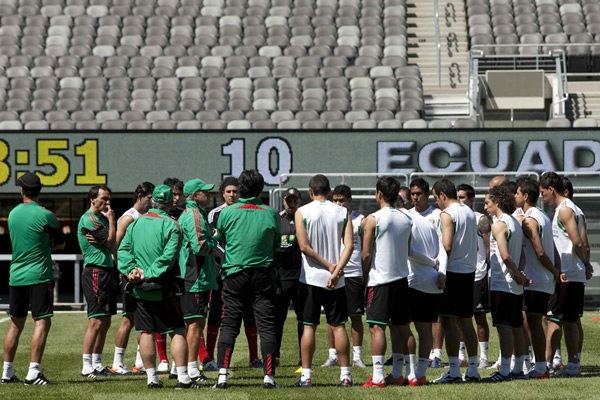 Entrenamiento de la Selección Mexicana