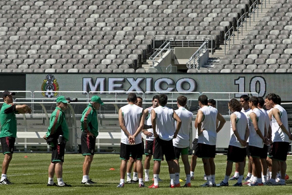 Entrenamiento de la Selección Mexicana