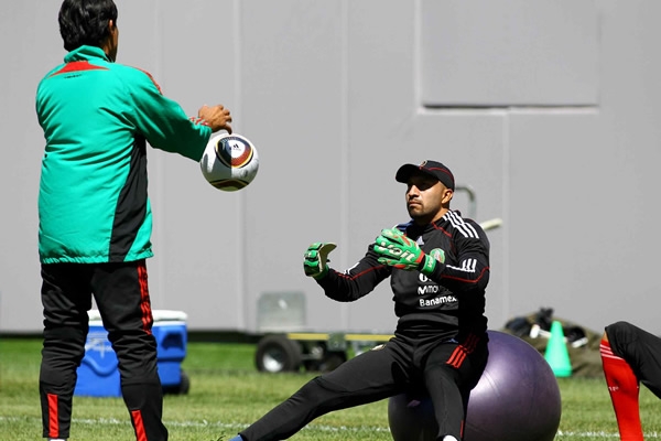 Entrenamiento de la Selección Mexicana