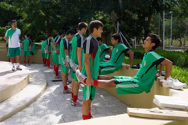 Entrenamiento de México Sub-17