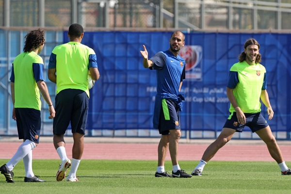 Entrenamiento del Barcelona