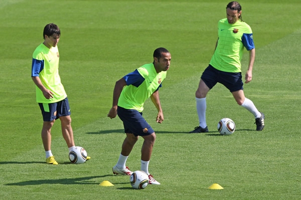 Entrenamiento del Barcelona