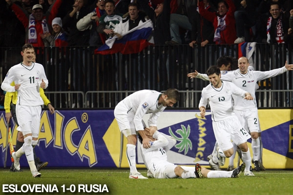 Eslovenia 1-0 Rusia