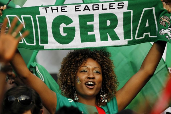 Espectacular mujer nigeriana